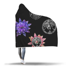 Sacred Geometry Mandalas Hoodie Blanket