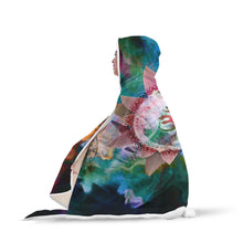 Aum Sacred Geometry Mandala Hoodie Blanket