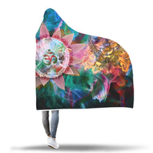 Aum Sacred Geometry Mandala Hoodie Blanket