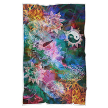 Nirvana with Sacred Geometry Mandalas Sherpa Blanket