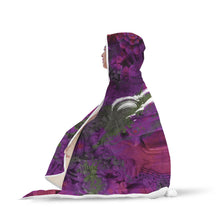 Balinese Purple Hoodie Blanket