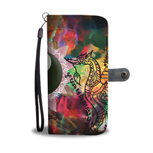 Sacred Geometry Yin & Yang Flower Mandala Wallet Phone Case