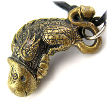 Thai Buddhist Palad Khik Fish Bird Dragon Talisman, An Erotic Sex Charm Amulet