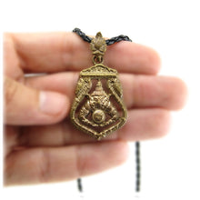 Vintage Phra Rahu Eats The Sun Hindu Buddhist Thai Eclipse Protection Amulet