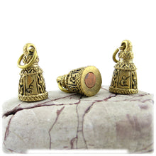 Three Kring Bead Brass Bell Buddhist Protection Amulets
