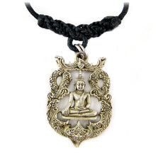 Buddha in Bhumisparsha Earth Witness Mudra Pose Buddhist Amulet