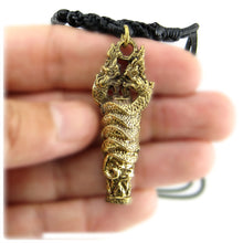 Naga Dragon Snake Talisman, Thai Buddhist & Hindu Protection Amulet