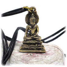 Buddha in the Bhumisparsha Mudra Touching Earth Unalome Meditation Amulet