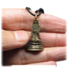 Buddha in the Bhumisparsha Mudra Touching Earth Unalome Meditation Amulet