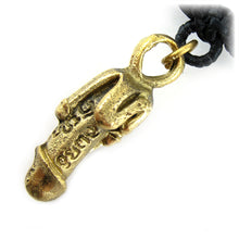 Thai Buddhist Palad Khik Talisman of  Many Spiral Phallus Unalome Amulet