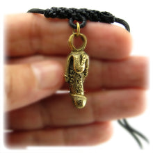 Thai Buddhist Palad Khik Talisman of  Many Spiral Phallus Unalome Amulet