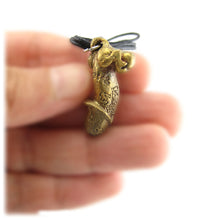 Thai Palad Khik Brass  Amulet Erotic Sex Charm Phallic Lucky Mojo Talisman