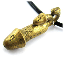 Thai Buddhist Palad Khik Brass Many Phalluses Erotic Sex Amulet