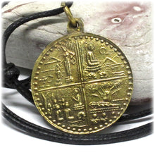 Life Of Buddha, Lord Buddha Protection Amulet, Brass