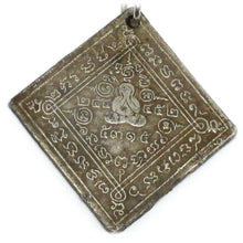 Rare Phra Pidta Buddhist Monk in Smadhi Unalome Thai Spiritual Amulet