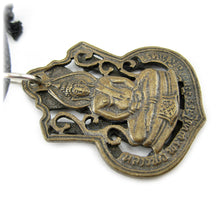 Rare Brass Dhyana Mudra Buddha Meditation Pendant Necklace