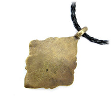 Lord Buddha in the Dhyana Mudra with Lotus Flower Spiritual Brass Pendant