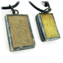 Two Buddha In Lotus Phra Somdej Unalome Thai Protection Amulet, Clay and Stone