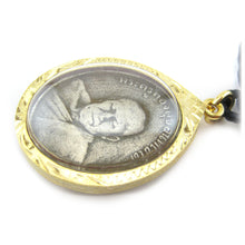 Buddhist Unalome Protection Amulet Thai Monk Meditation Medallion