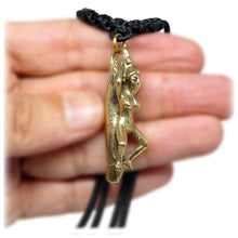 Thai Palad Khik Brass Amulet or Lucky Erotic Phallic Talisman