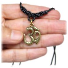 Tibetan Buddhist Om Meditation Brass Pendant