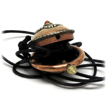 Tibetan Buddhist Gao Prayer Box Protection Pendant Handmade in Nepal