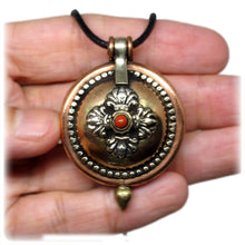 Tibetan Buddhist Gao Prayer Box Protection Pendant Handmade in Nepal