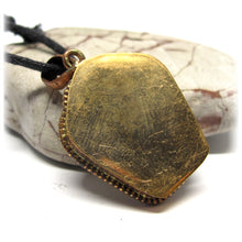 Tibetan Om Gao Prayer Box Brass Amulet, Copper and Brass