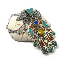 Ancient Hand of Fatima or Hamsa Amulet Evil Eye Protection Talisman