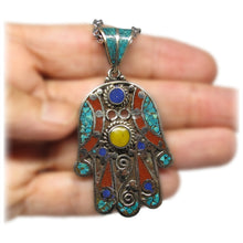 Ancient Hand of Fatima or Hamsa Amulet Evil Eye Protection Talisman
