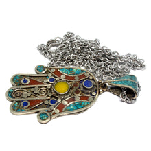 Ancient Hand of Fatima or Hamsa Amulet Evil Eye Protection Talisman