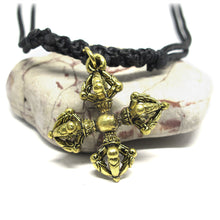 Tibetan Buddhism Vajrayana Double Dorje Brass Pendant