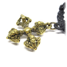 Tibetan Buddhism Vajrayana Double Dorje Brass Pendant