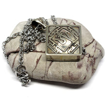 Bodhisattva's Eyes or Eye of Buddha Nepalese Gao Om Prayer Box Pendant