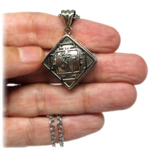 Bodhisattva's Eyes or Eye of Buddha Nepalese Gao Om Prayer Box Pendant