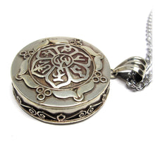 Om Prayer Mantra Ghau Box Pendant and Necklace Handmade in Nepal
