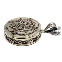 Om Prayer Mantra Ghau Box Pendant and Necklace Handmade in Nepal