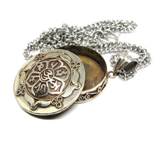 Om Prayer Mantra Ghau Box Pendant and Necklace Handmade in Nepal