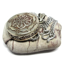 Om Prayer Mantra Ghau Box Pendant and Necklace Handmade in Nepal