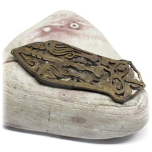 Standing Buddha Abhaya Mudra Unalome Thai Protection Amulet