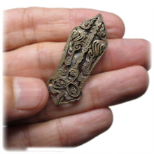 Standing Buddha Abhaya Mudra Unalome Thai Protection Amulet