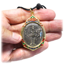 Ganesha The Hindu Elephant God in Vira Ganapati Om Meditation Amulet