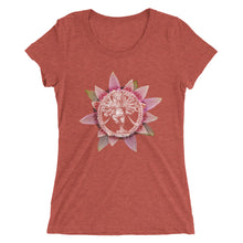 Ganesha Sacred Geometry Flower Mandala Ladies' short sleeve t-shirt
