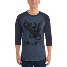 iBodhi Big Garuda 3/4 sleeve raglan shirt