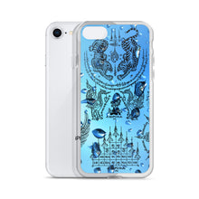 Covered With Sacred Thai Buddhist Tattoos and Water Drops iPhone Case