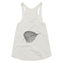 Bodhi Tree Leaf Women's Tri-Blend Racerback Tank