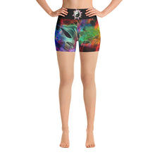 iBodhi Colorful Flames to Nirvana Yoga Shorts