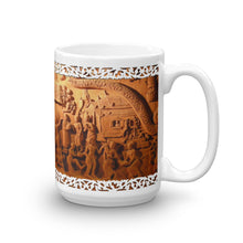 Thai Buddhist Wood Carving Coffee Mug