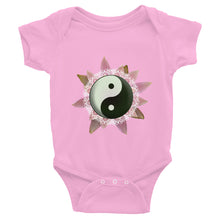 Sacred Geometry Yin & Yang Flower Mandala Infant Bodysuit