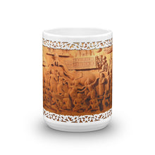 Thai Buddhist Wood Carving Coffee Mug